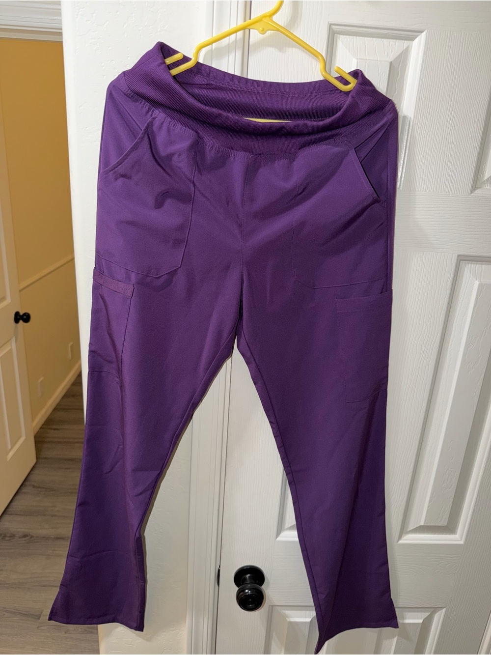 Dickies Purple Straight-Leg Women's Scrub Pants